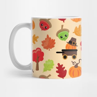 Thanksgiving pattern, Funny Thanksgiving design gift idea Mug